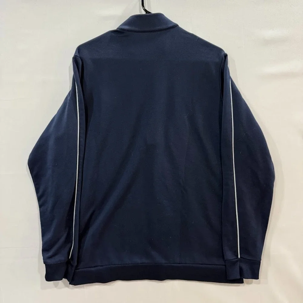 Adidas Golf Quarter Zip Pullover Mens Medium Navy Long Sleeve Shirt‎ Performance